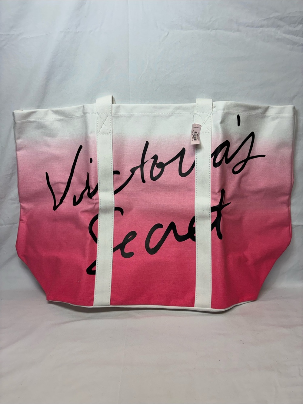 Victoria’s Secret 2016 Ombré Pink & White Tote Bag #6108